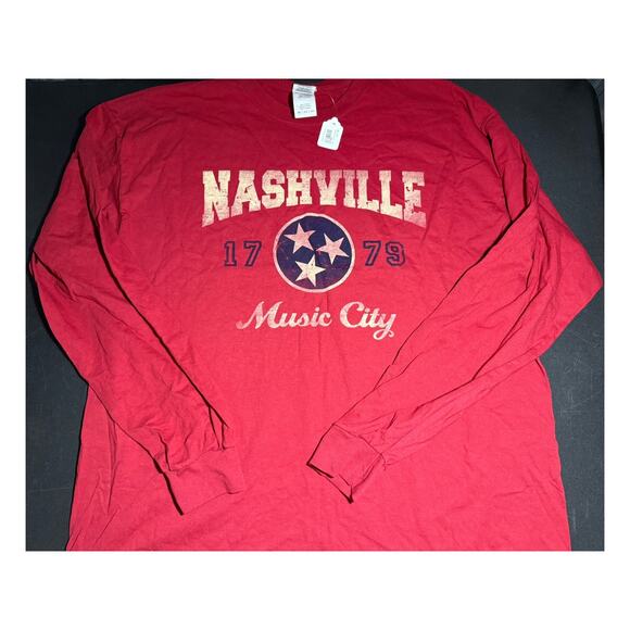 NWT Lot of 5 NASHVILLE TN COUNTRY MUSIC Long Sleeve T-Shirts Men's Unisex 2XL - Picture 4 of 11